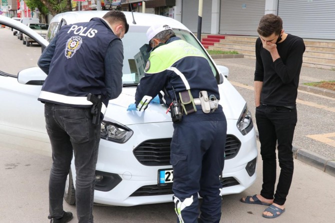Sokağa çıkma yasağının ardından polis ekipleri denetimlerini artırdı