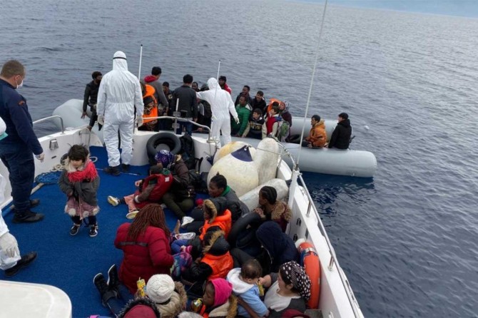 Son bir haftada 89 düzensiz göçmen yakalandı