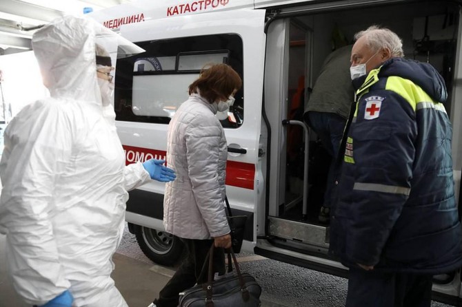 Rusya'da son 24 saatte 10 bin 633 Coronavirus vakasına rastlandı