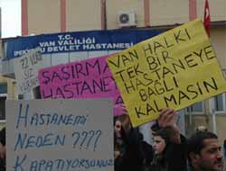 Halk hastanelerinin kapatılmasını istemiyor video