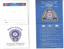 Adana İlkokul öğrencilerine polis kimliği!