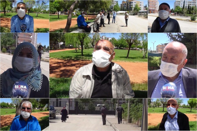 Adıyamanlı 65 yaş üstü vatandaşlar dışarı çıkmayı özlüyor