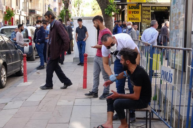Siirt’te darp edildiği için sinir krizi geçiren şahıs dakikalarca ağladı