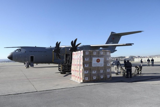 Türkiye'den Moritanya’ya tıbbi malzeme yardımı