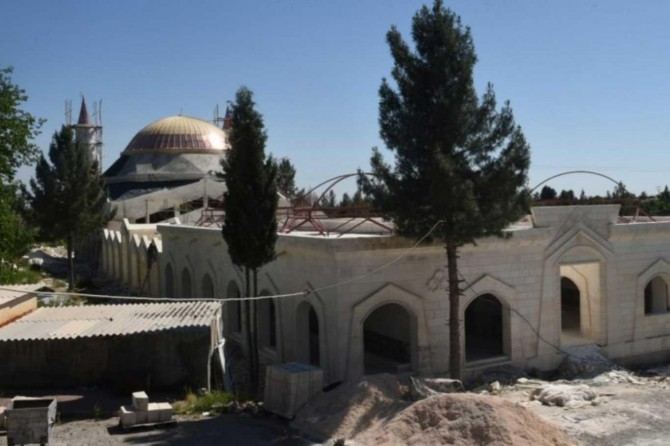 Eyüpnebi Ziyaretgâhı'ndaki inşaat çalışmaları devam ediyor