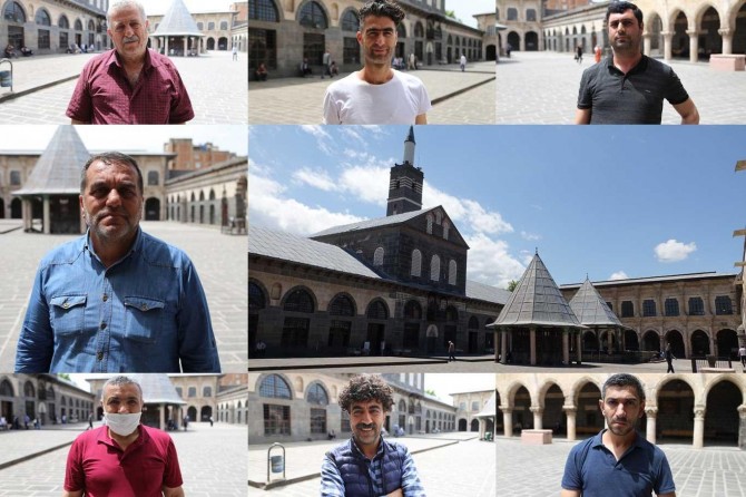 Camilerin açılacağı kararı Diyarbakırlı vatandaşları çok mutlu etti