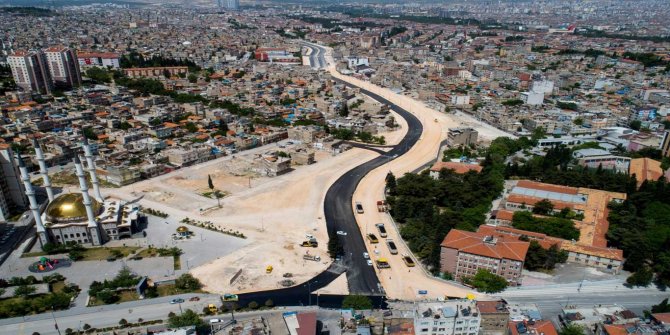 Gaziantep'te kent trafiğini rahatlatacak bulvarda çalışmalar tamamlandı