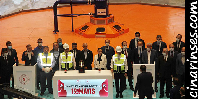 Cumhurbaşkanı Erdoğan’dan açılış töreninde sosyal mesafe ve maske uyarısı