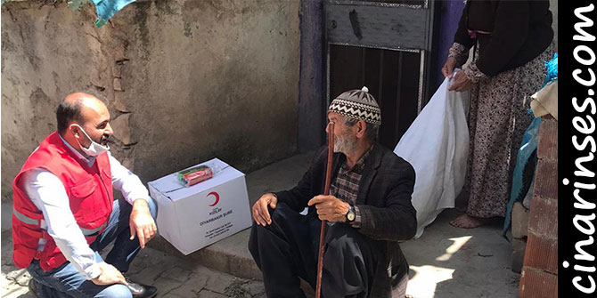 Kızılay, Diyarbakır’da 700 aileye Ramazan yardımında bulundu