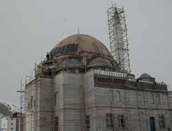 TOKİ'lerde cami inşaatı çalışmaları devam ediyor video