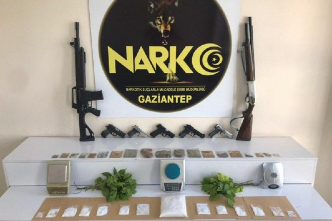 Gaziantep’te torbacılara yönelik operasyonda 18 kişi yakalandı