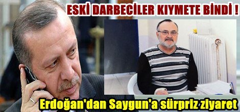 Erdoğan'dan Ergin Saygun'a sürpriz ziyaret