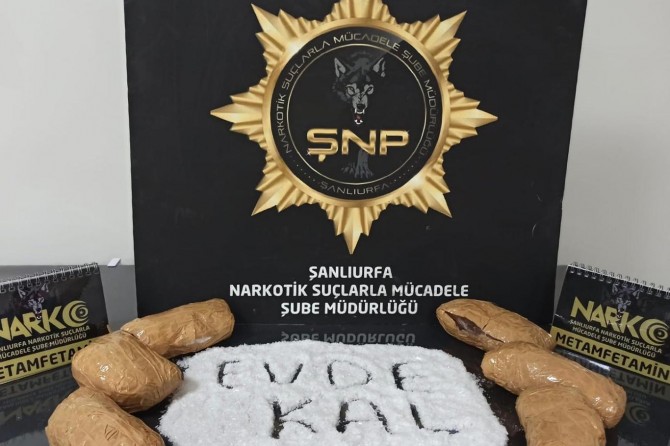 Şanlıurfa’da Metamfetamin ele geçirildi