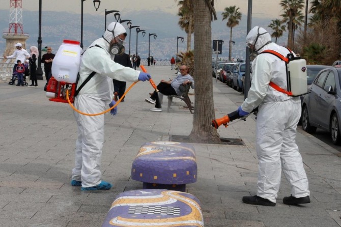 Lübnan’da Coronavirus vaka sayısı 1312’ye yükseldi