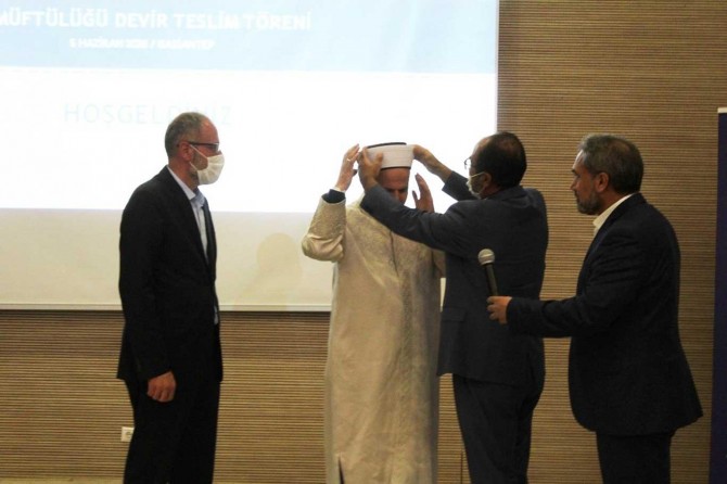 Gaziantep İl Müftülüğünde devir teslim töreni gerçekleşti