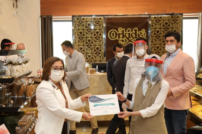 Gaziantep'te işletmelere sertifika verildi
