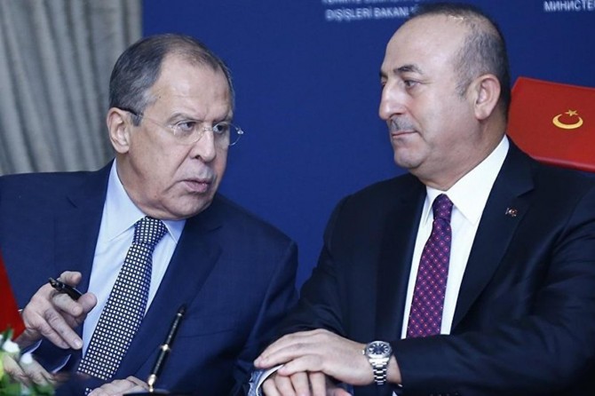 Çavuşoğlu holds a phone conversation with Russian Foreign Minister