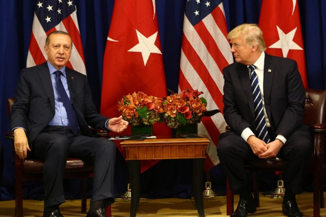 Cumhurbaşkanı Erdoğan ile Trump görüştü