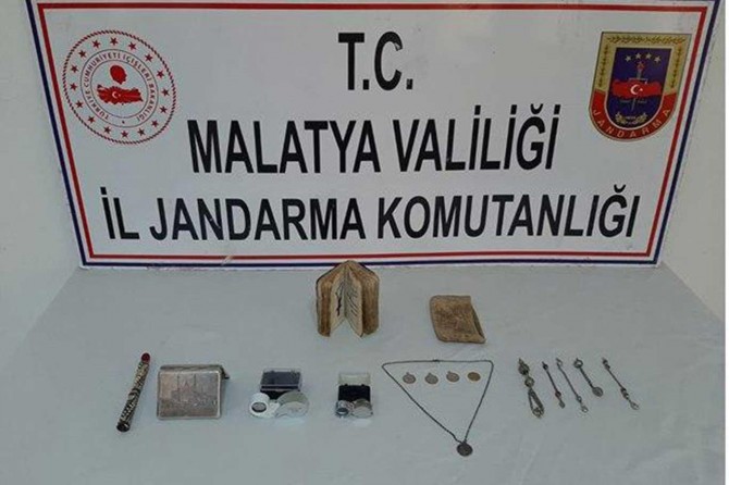 Malatya'da tarihi eser kaçakçılarına operasyon