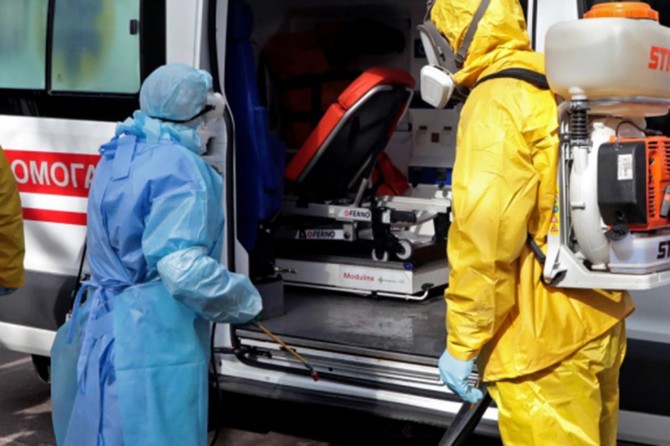 Ukrayna'da Covid-19 vaka sayısı 29 bin 70 oldu