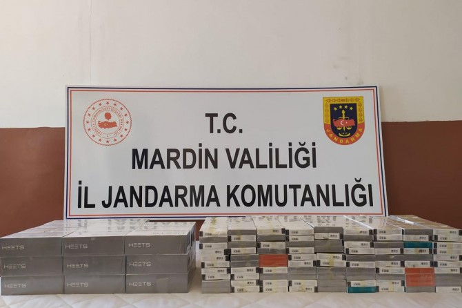 Mardin’de gümrük kaçağı sigara ele geçirildi