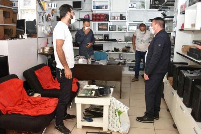 Bağlar esnafına “Covid-19” uyarısı