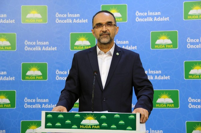 HÜDA PAR Genel Başkanı Sağlam’dan Bingöl depremzedelerine “geçmiş olsun” mesajı