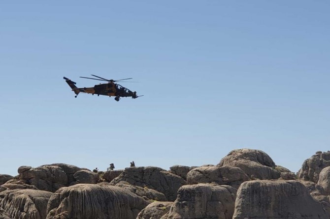 Siirt’te öldürülen 5 PKK’linin operasyon görüntüleri paylaşıldı