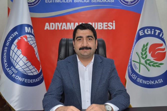 EĞİTİM-BİR-SEN Adıyaman Şube Başkan Vekili Demir: "Mesleki çalışmalar online yapılmalıdır"
