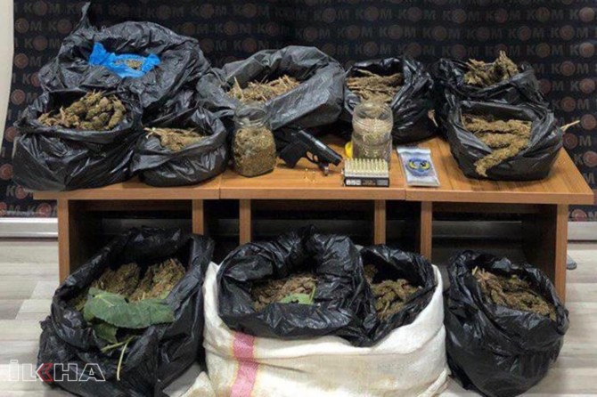 Li Rihayê 15 kîlo esrar hat bidestxistin