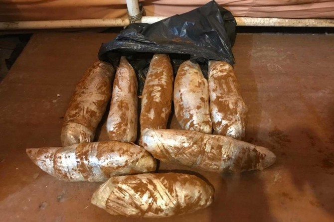 Malatya'da yol uygulamasında 3 kilogram esrar ele geçirildi