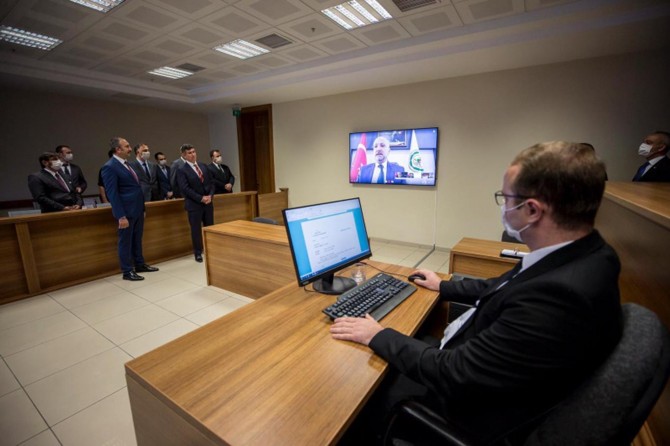 Adalet Bakanı Gül 'E-Duruşma Sistemi'ni test etti