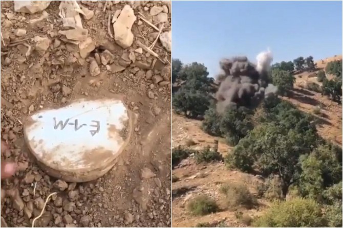 MSB: Haftanin'de, tuzaklanan EYP'ler imha ediliyor