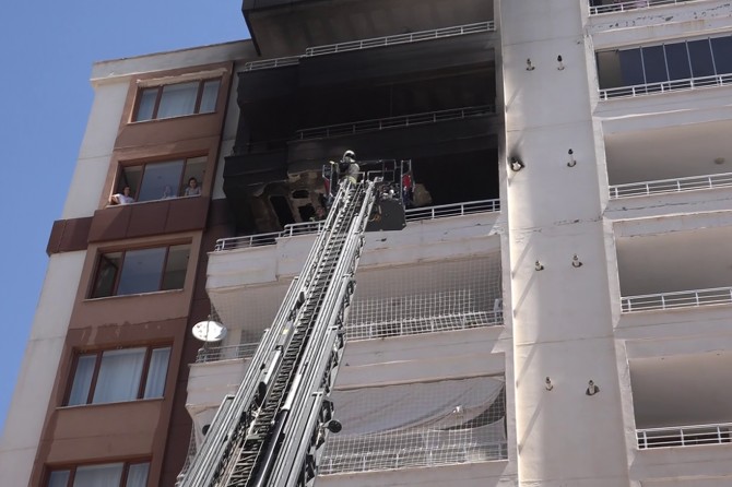 Li Diyarbekirê di avahîyekê de şewat derket: 30 kes hatin rizgarkirin