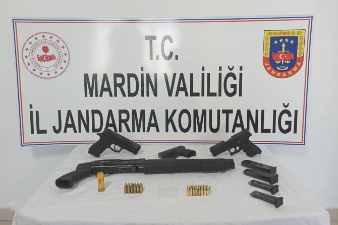 Mardin’de kaçak silah operasyonu düzenlendi