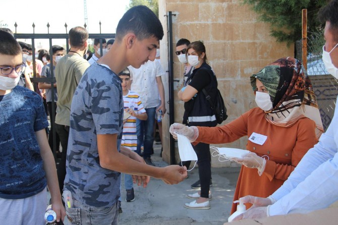 Mardin’de de LGS heyecanı yaşadı