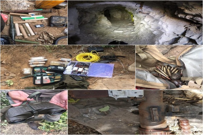 Pençe-Kaplan Operasyonu’nda PKK'ye ait mühimmat ele geçirildi