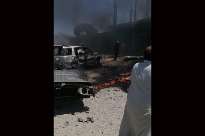 5 civilians killed, 12 wounded in a car-bomb explosion in northern Syria