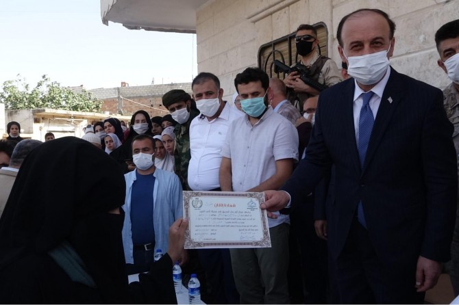 Resulayn’da medreseden mezun olan 132 kişi için tören düzenlendi