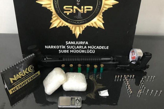 Şanlıurfa’da Metamfetamin ele geçirildi