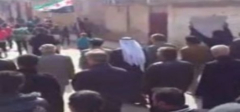 Kürtlerden ÖSO ya destek gösterisi Video