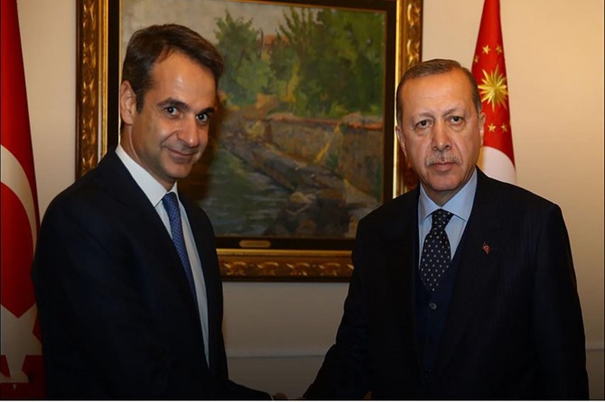 Erdoğan, Yunanistan Başbakanı Miçotakis ile telefonda görüştü