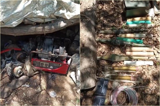 Pençe-Kaplan Operasyonu’nda PKK'ye ait yüklü miktarda mühimmat ele geçirildi