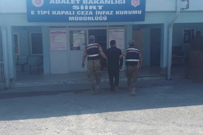 Siirt'te 14 yıl kesinleşmiş hapis cezası bulunan şahıs yakalandı
