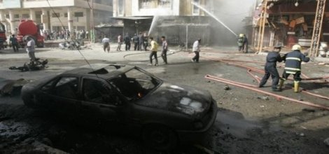 Bağdat'ta 9 bombalı araçla saldırı: 20 ölü