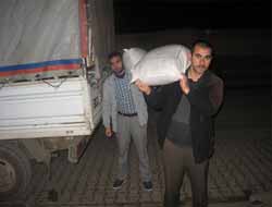 Ceylanpınar Ensar Der 2 bin Suriyeli'ye yardım ulaştırdı