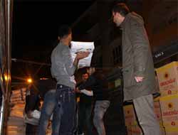 Bingöl'den Suriye'ye 23 ton yardım