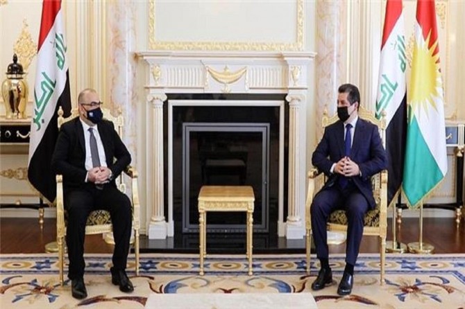 Serokwezîrê Kurdistanê pêşwaziya Wêzîrê Gihandina Iraqê kir