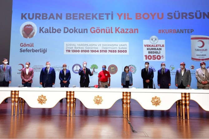 Gaziantep'te yıl boyunca ihtiyaç sahiplerine et dağıtılacak
