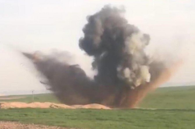 MSB: 7 antitank mayını imha edildi